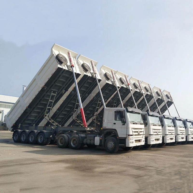 Tarzan 3-Axle 30m³ Heavy-Duty Tipper Semi-Trailer for Construction & Mining