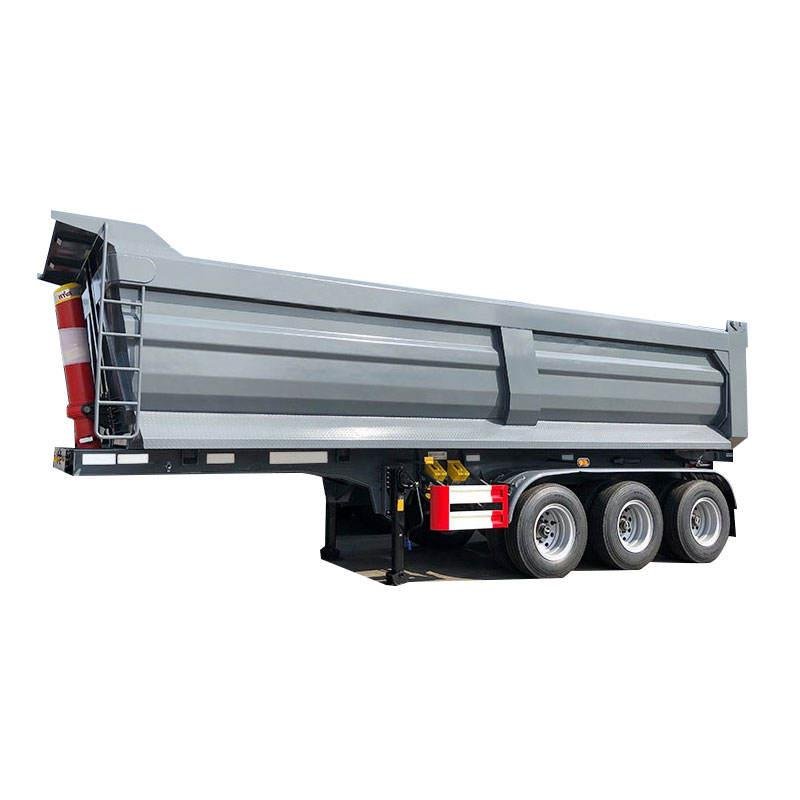 Tarzan 3-Axle 60T Hydraulic Dump Semi-Trailer for Construction Mining