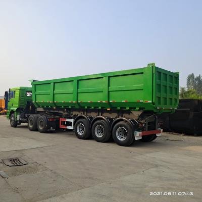 Tarzan 3-Axle 60T Hydraulic Dump Semi-Trailer for Construction Mining