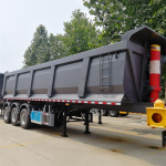 Tarzan 3-Axle 60T Hydraulic Dump Semi-Trailer for Construction Mining