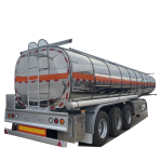 Tarzan 40000L 3-Axle Steel Fuel Tanker Semi-Trailer for Oil Transport