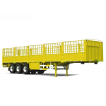 Tarzan 3-Axle 60T Flatbed Semi-Trailer | 12.5m Steel Container Transport Trailer