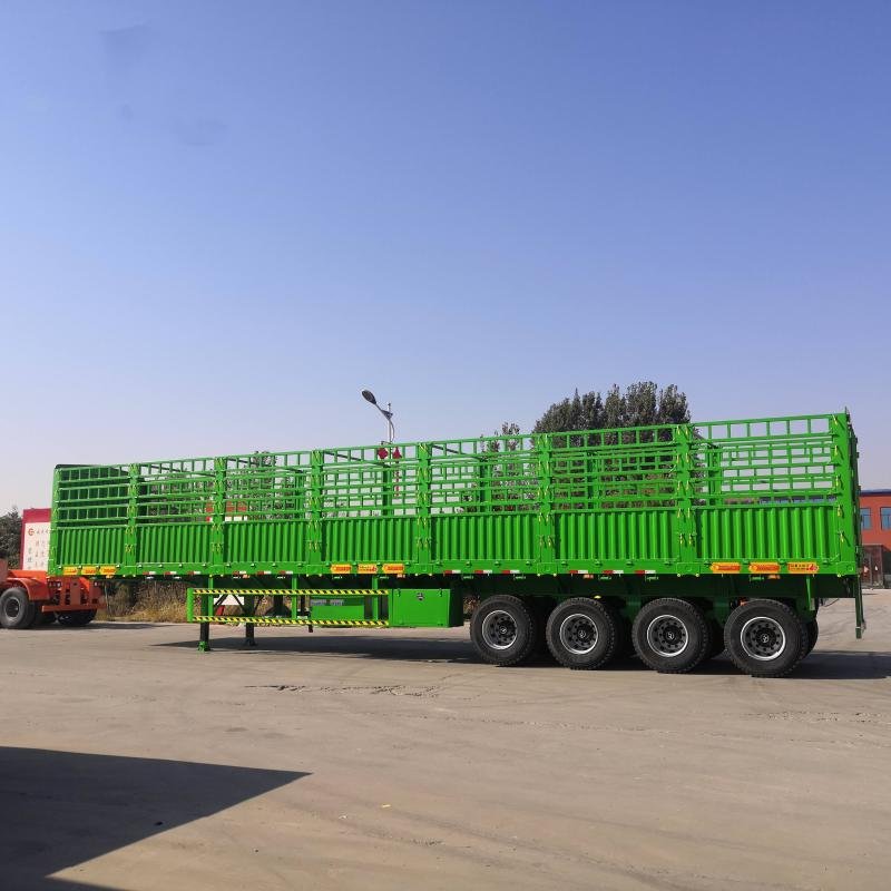 Tarzan 3-Axle 60T Flatbed Semi-Trailer | 12.5m Steel Container Transport Trailer