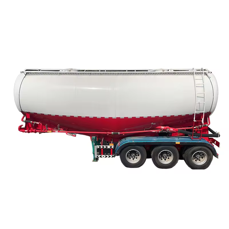 Tarzan 3-Axle 50T Bulk Cement Silo Tanker Semi-Trailer