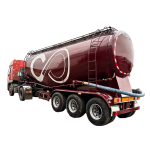 Tarzan 3-Axle 50T Bulk Cement Silo Tanker Semi-Trailer