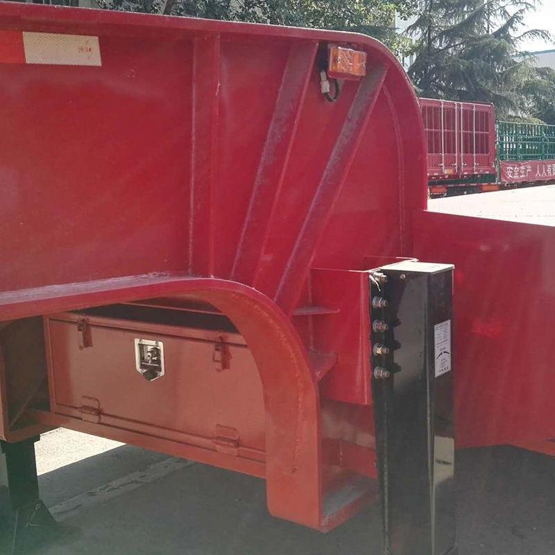 KAYUAN 3-Axle 60T Heavy Machinery Low Bed Semi Trailer
