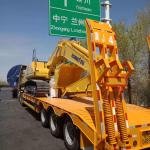 KAYUAN 3-Axle 60T Heavy Machinery Low Bed Semi Trailer