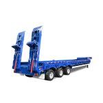 DongFeng 50 Ton 40ft 3-Axle Low Bed Semi Trailer for Heavy Haulage
