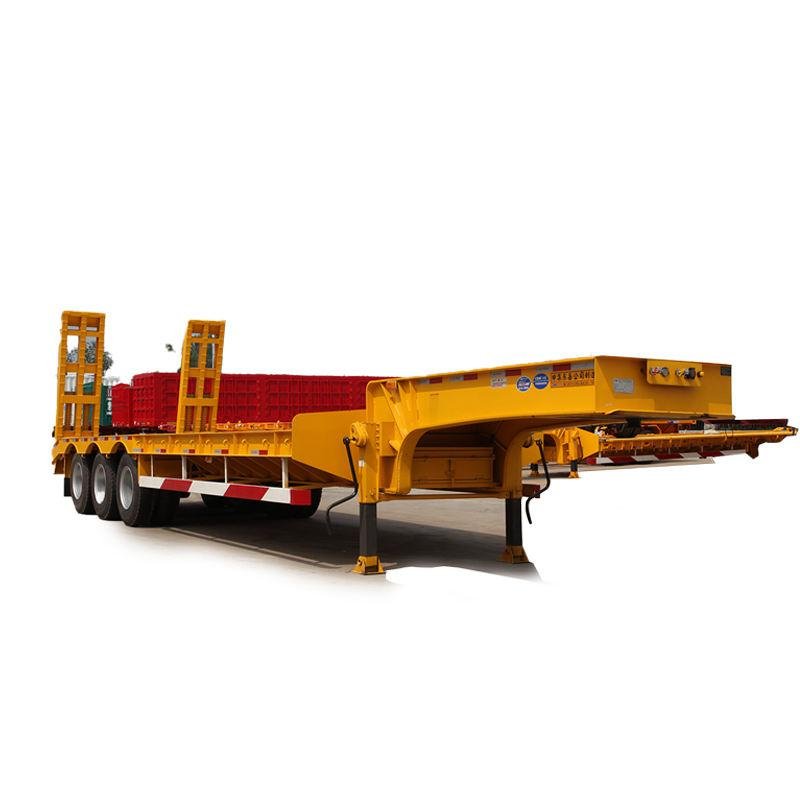 60 Ton Steel Drop Side Wall Fence Semi Trailer 3 Axle Heavy-Duty Sidewall Cargo Trailer