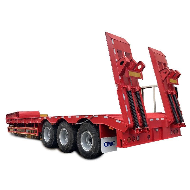 60 Ton Steel Drop Side Wall Fence Semi Trailer 3 Axle Heavy-Duty Sidewall Cargo Trailer