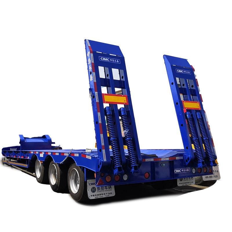 60 Ton Steel Drop Side Wall Fence Semi Trailer 3 Axle Heavy-Duty Sidewall Cargo Trailer
