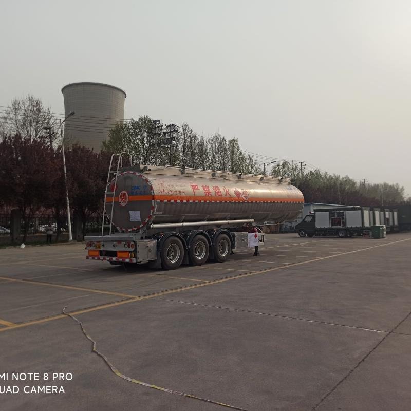 CIMC 40000L 3-Axle Aluminum Alloy Fuel Tank Semi-Trailer