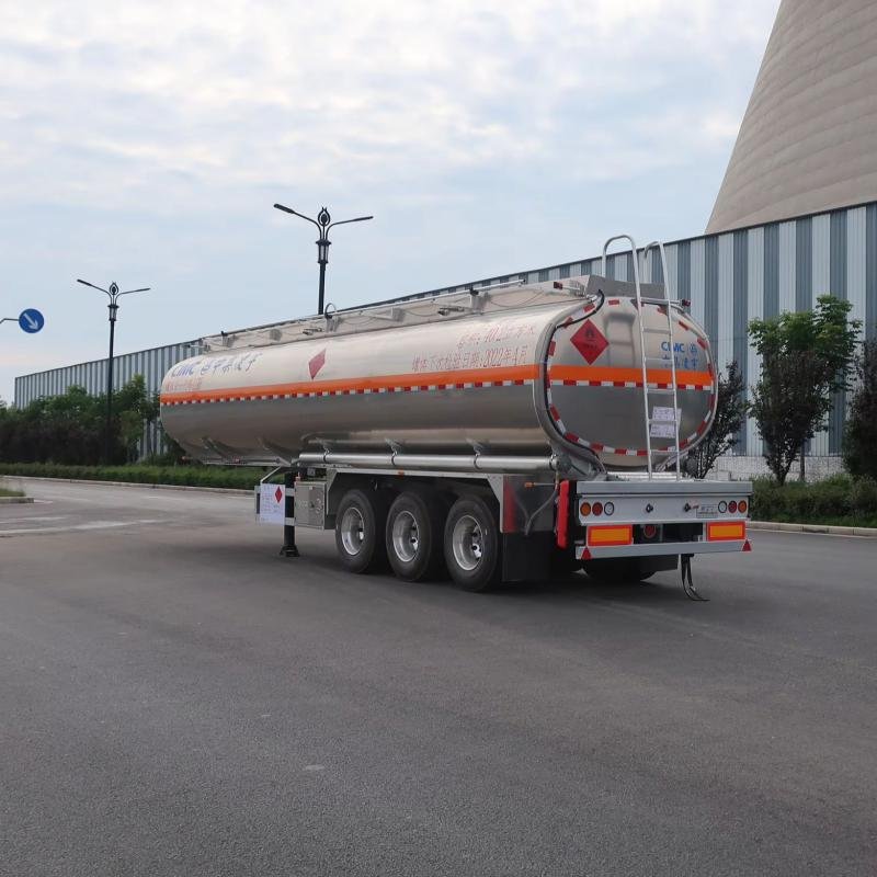 CIMC 40,000L 3-Axle Aluminum Fuel Tanker Semi Trailer
