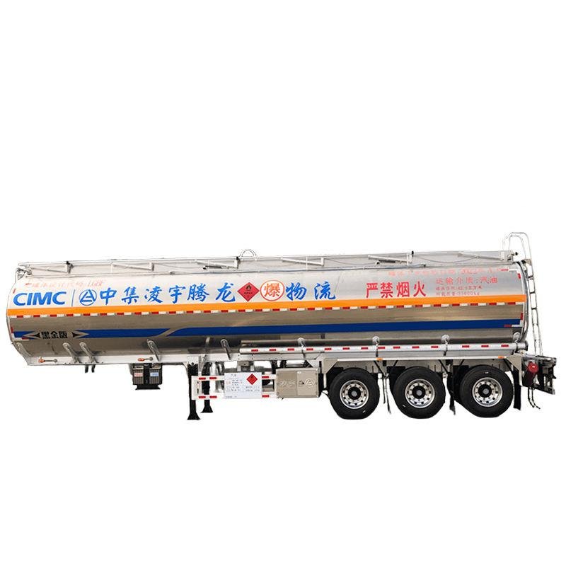 CIMC 3-Axle 40000L Aluminum Fuel Tank Semi-Trailer