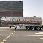 CIMC 3-Axle 40000L Aluminum Fuel Tank Semi-Trailer