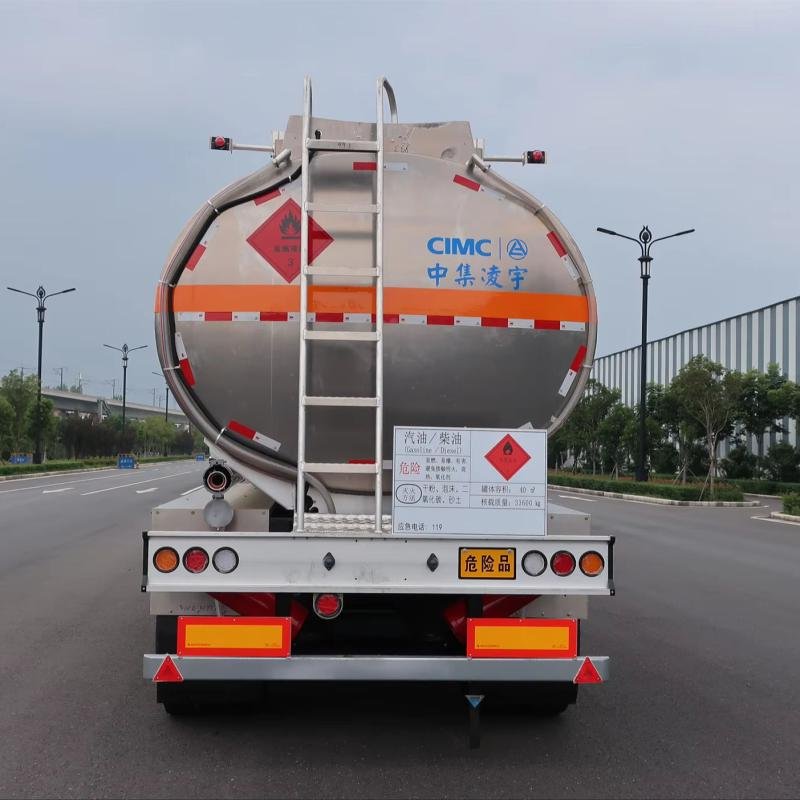 CIMC 40m³ 3-Axle Aluminum Fuel Tank Semi-Trailer