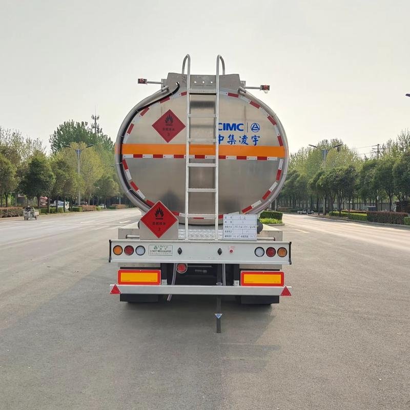 CIMC 48m³ 3-Axle Fuel Tanker Semi-Trailer for Gasoline Transportation