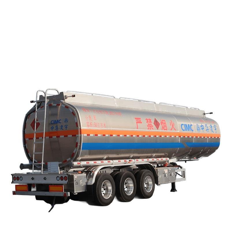 CIMC 50000L 3-Axle Aluminum Fuel Tanker Semi-Trailer