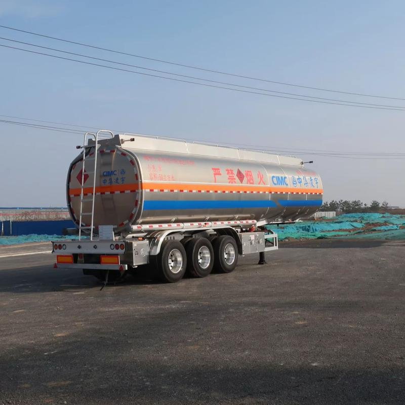 CIMC 50000L 3-Axle Aluminum Fuel Tanker Semi-Trailer