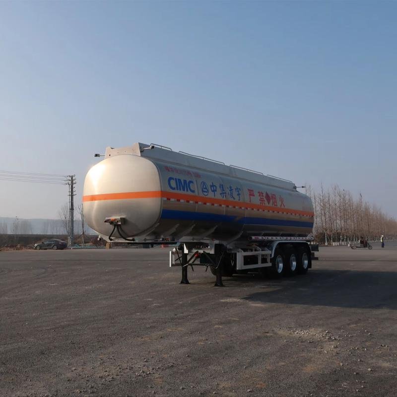 CIMC 50000L 3-Axle Aluminum Fuel Tanker Semi-Trailer