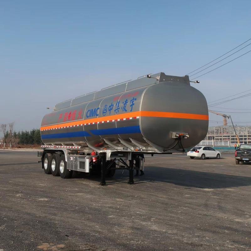 CIMC 50000L 3-Axle Aluminum Fuel Tanker Semi-Trailer