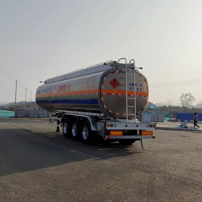 CIMC 50000L 3-Axle Aluminum Fuel Tanker Semi-Trailer