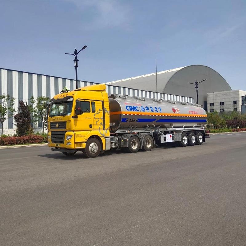 CIMC 46,000L 3-Axle Aluminum Fuel Tanker Semi-Trailer
