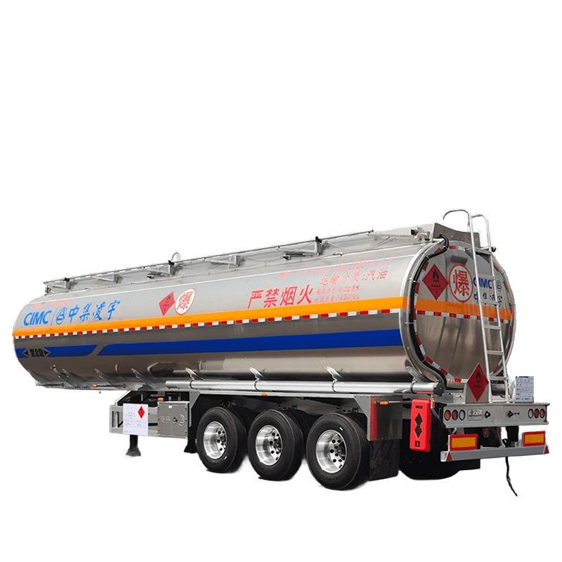 CIMC 46,000L 3-Axle Aluminum Fuel Tanker Semi-Trailer