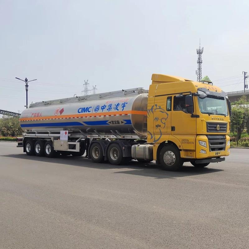 CIMC 46m³ 3-Axle Aluminum Fuel Tank Semi-Trailer
