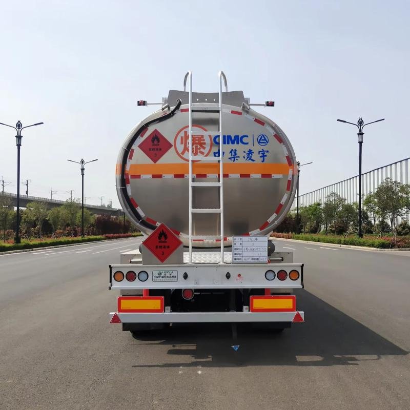 CIMC 46m³ 3-Axle Aluminum Fuel Tank Semi-Trailer