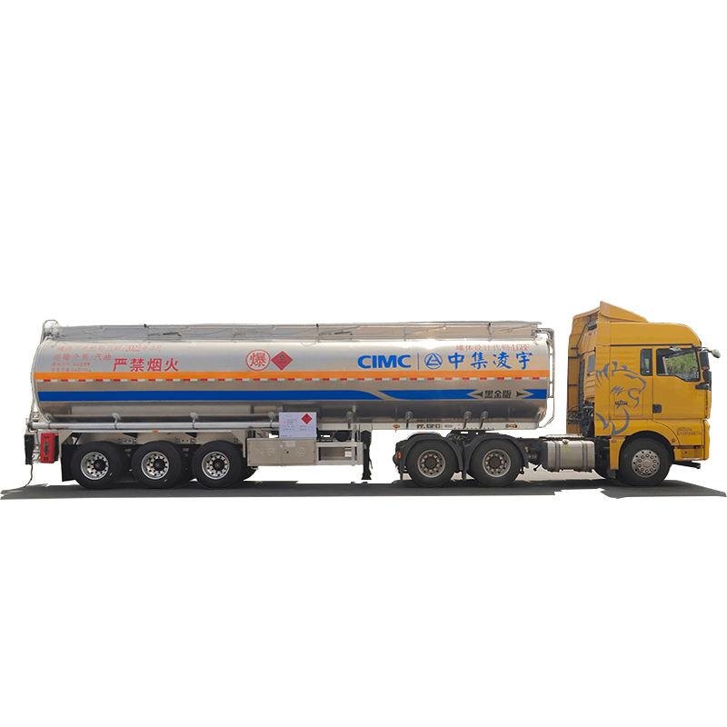 CIMC 3-Axle 46.3m³ Aluminum Fuel Tank Semi-Trailer for Petroleum Transport