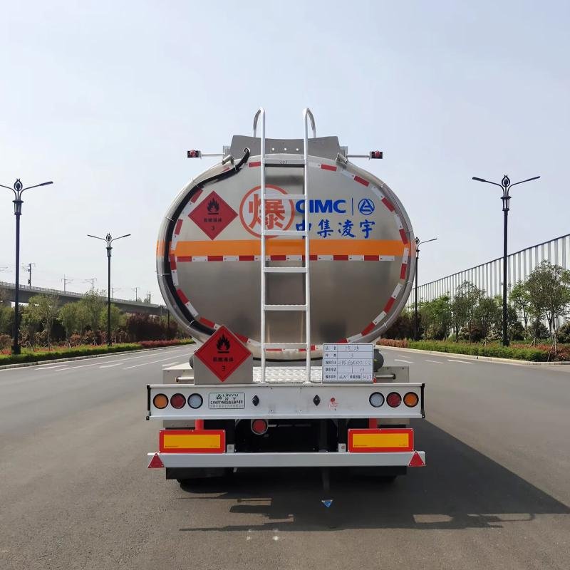 CIMC 3-Axle 46.3m³ Aluminum Fuel Tank Semi-Trailer for Petroleum Transport