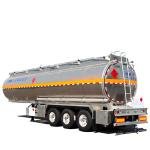 CIMC 3-Axle 47m³ Aluminum Fuel Tank Semi-Trailer for Gasoline Diesel Jet Fuel Transport