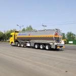 CIMC 3-Axle 47m³ Aluminum Fuel Tank Semi-Trailer for Gasoline Diesel Jet Fuel Transport