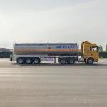 CIMC 3-Axle 47000L Aluminum Fuel Tank Semi-Trailer for Petroleum Transport