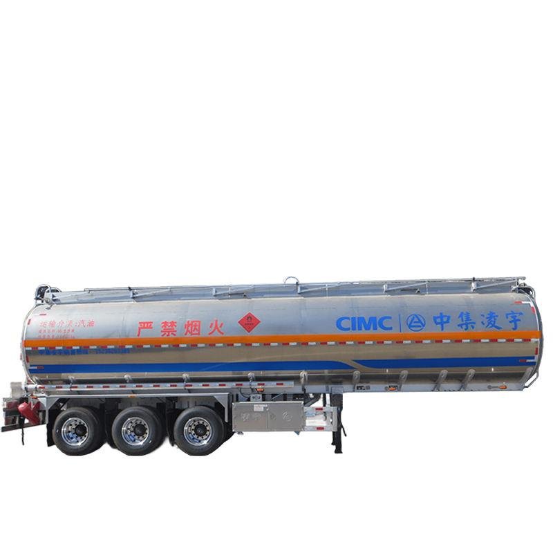 CIMC 3-Axle 45,000L Aluminum Fuel Tank Semi-Trailer