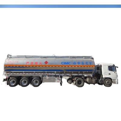 CIMC 3-Axle 46m³ Aluminum Fuel Tank Semi-Trailer for Diesel Gasoline Jet Fuel Transport