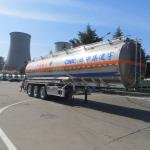 CIMC 3-Axle 46m³ Aluminum Fuel Tank Semi-Trailer for Diesel Gasoline Jet Fuel Transport