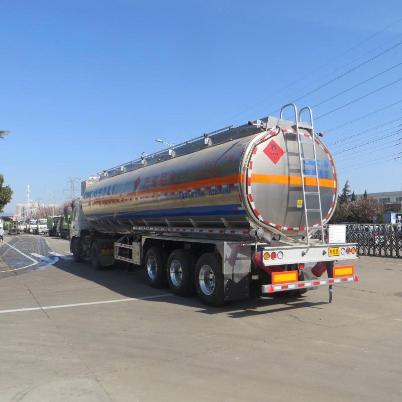 CIMC 46m3 3-Axle Aluminum Fuel Tank Semi-Trailer