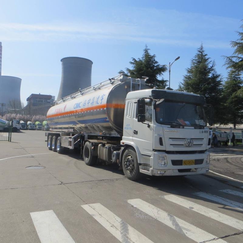 CIMC 46m3 3-Axle Aluminum Fuel Tank Semi-Trailer
