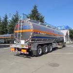 CIMC 46m3 3-Axle Aluminum Fuel Tank Semi-Trailer