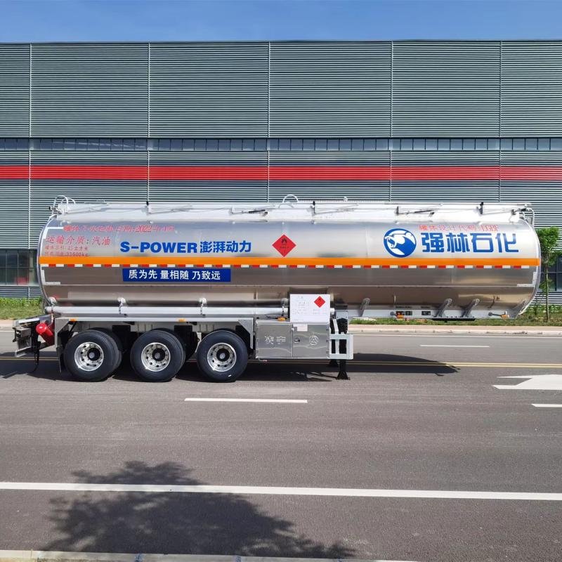 CIMC 45m³ 3-Axle Aluminum Fuel Tanker Semi-Trailer