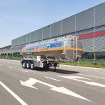 CIMC 45m³ 3-Axle Aluminum Fuel Tanker Semi-Trailer