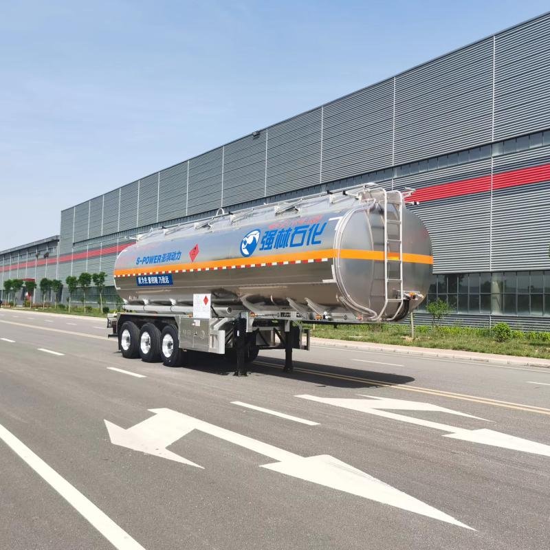 CIMC 45m³ 3-Axle Aluminum Fuel Tanker Semi-Trailer