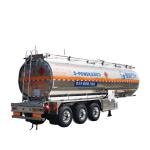 CIMC 45m³ 3-Axle Aluminum Fuel Tanker Semi-Trailer