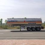 CIMC 3-Axle 45m³ Aluminum Fuel Tank Semi-Trailer for Diesel Gasoline Jet Fuel Transport