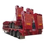 SHN 3-Axle Detachable Gooseneck Low Bed Semi-Trailer 20-100T