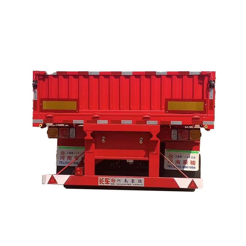 Heavy-Duty 180T 3-Axle Steel Flatbed Semi-Trailer for Commercial Transport