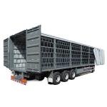 180T Heavy-Duty Dump Tipper Semi-Trailer 13m Steel Body Automatic Transmission