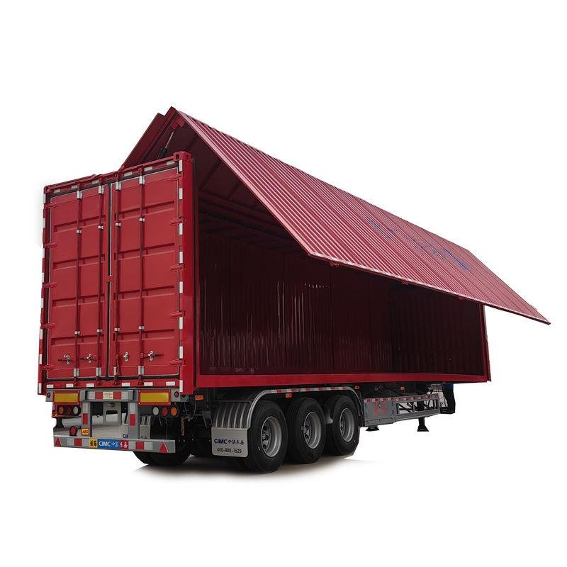 180T Heavy-Duty Dump Tipper Semi-Trailer 13m Steel Body Automatic Transmission